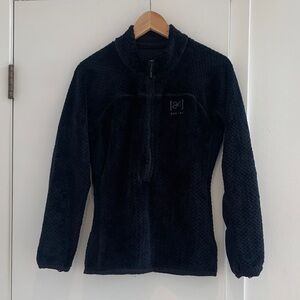 Burton Black Fleece Jacket, size M